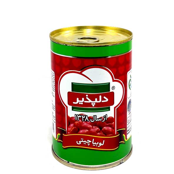 دلپذیر کنسرو لوبیا چیتی 420گ