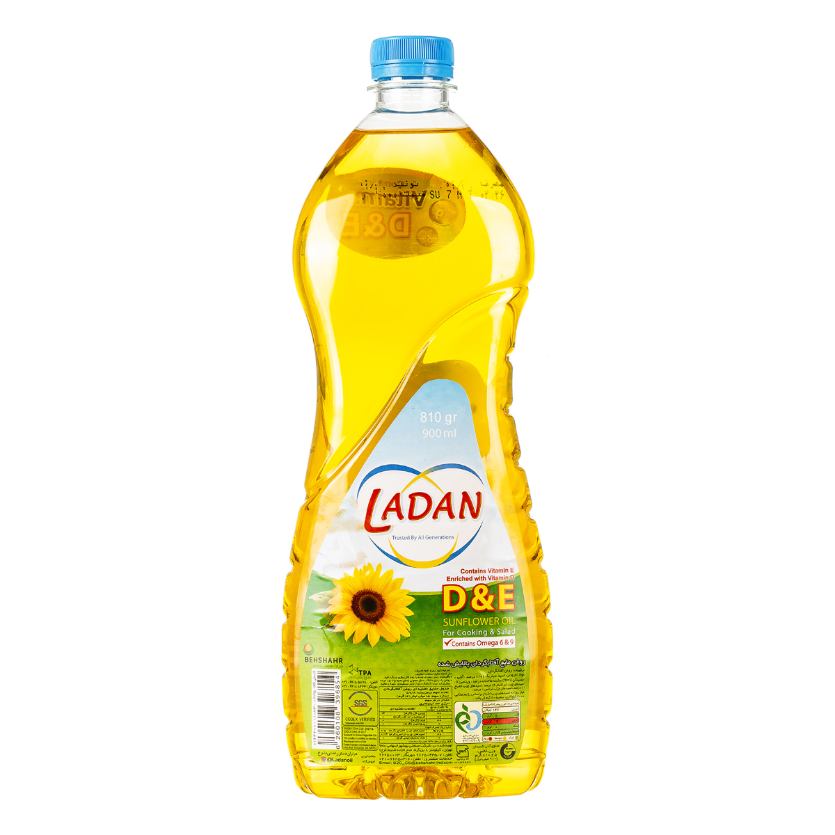 لادن روغن افتابگردان 810گ ویتامینE-D