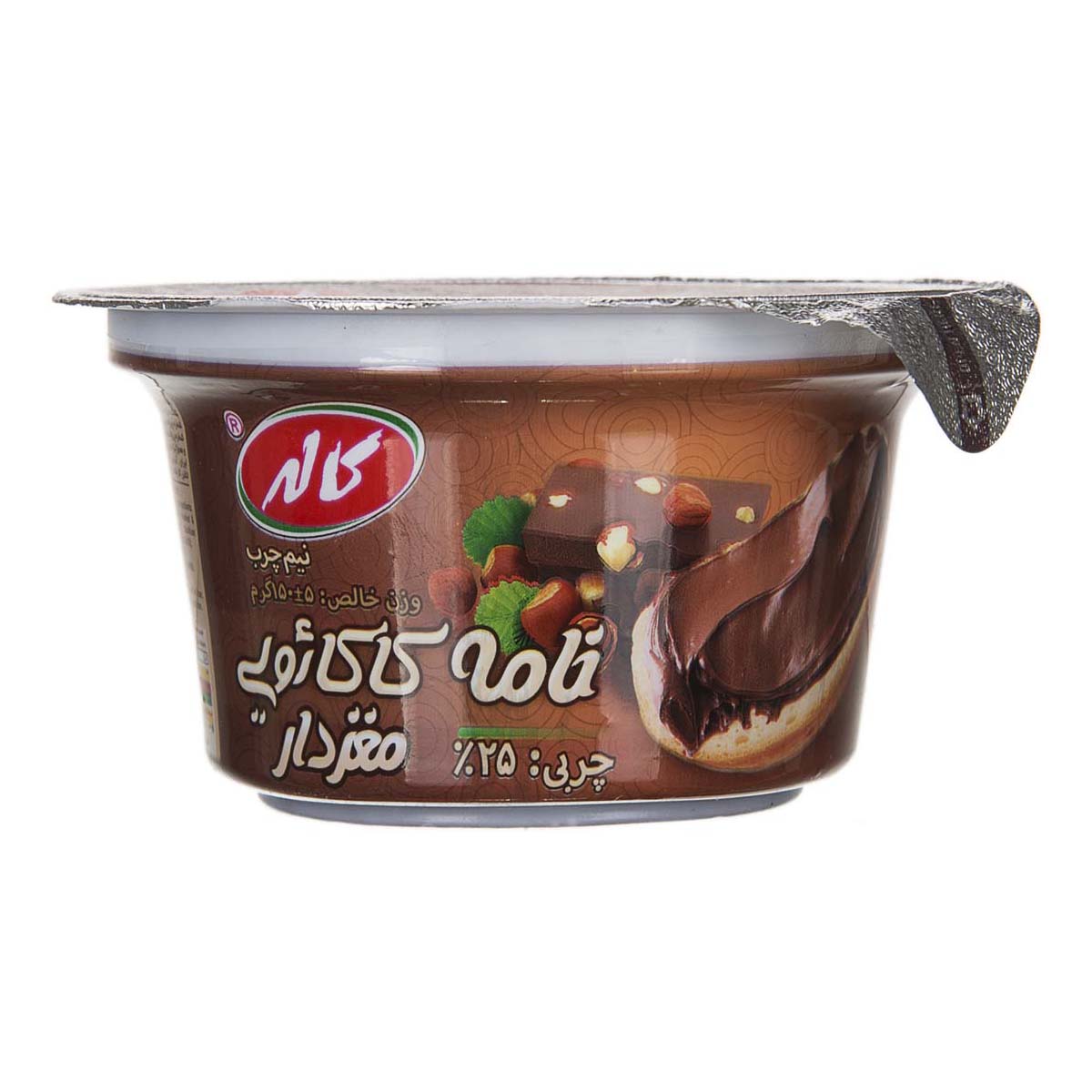 کاله خامه کاکائو مغزدار150گ