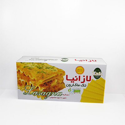 تک ماکارون لازانیا شیار دار500گ