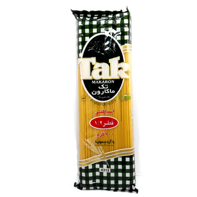 تک ماکارون اسپاگتی 1/2ساده 700گ