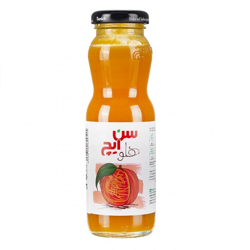 سن ایچ ابمیوه هلو شیشه 200م