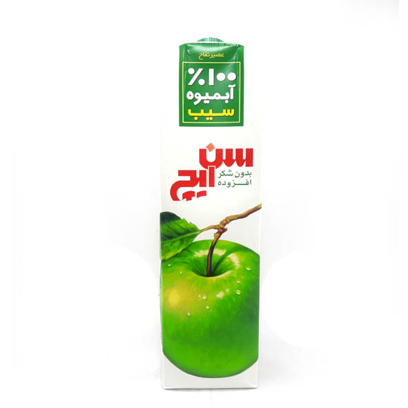 سن ایچ ابمیوه سیب پاکتی 1ل