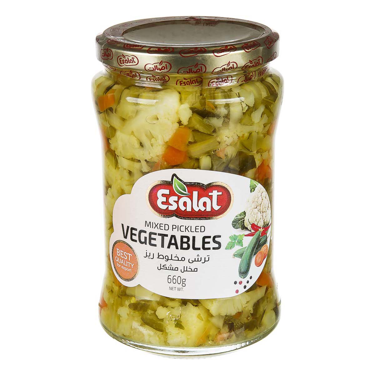 اصالت ترشی مخلوط ریز 660گ