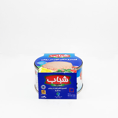 شباب تن ماهی ساده در روغن 180گ