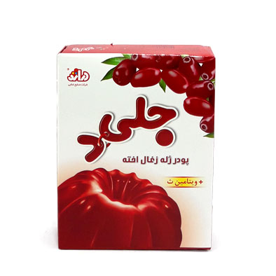 دراژه پودر ژله زغال اخته 100 گرم