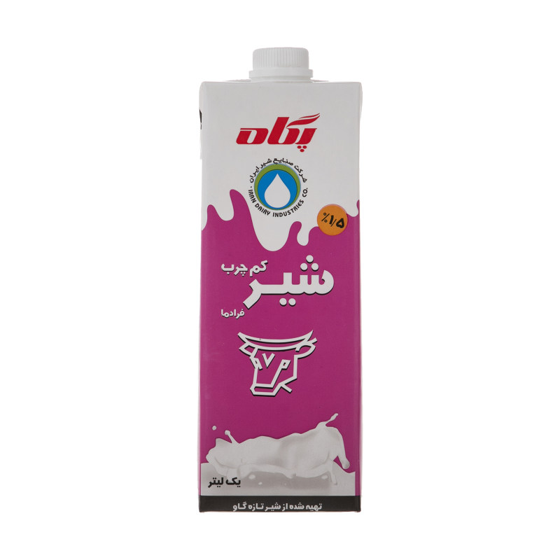 پگاه شیر کم چرب 1لیتر تتراپک